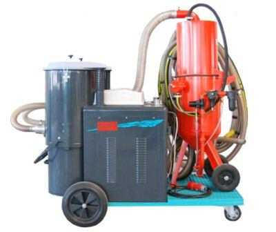 Sandblasting dustfree